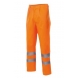 Pantalon alta visibilidad 160-19 naranja fluor VELILLA