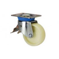 Rueda giratoria freno 2-1616 80Ømm 250kg nylon ALEX