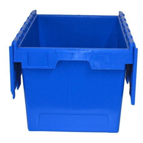 Euro-caja Mod.6444T 75l c/tapa plegable azul 600x400x440mm TAYG