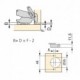 Emuca Bisagra de cazoleta, D. 35 mm, supercodo, cierre suave , apertura 165º, con suplemento, 10 ud.