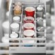 Emuca Kit cajón de cocina Vantage-Q, altura 83 mm, prof. 350 mm, cierre suave, Acero, Gris metalizado