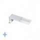 Emuca Aplique LED para espejo de baño, 40 mm, IP44, Luz blanca fría, Aluminio y plástico, Cromado