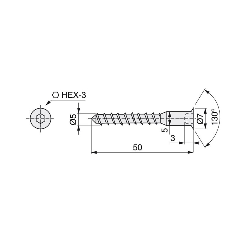 Emuca Tapa tornillos, adhesiva, D. 13 mm, Blanco, 1.000 ud