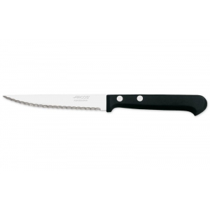 Cuchillo chuletero sierra 110mm mango negro (6 unidades) ARCOS - Ferretería  Campollano