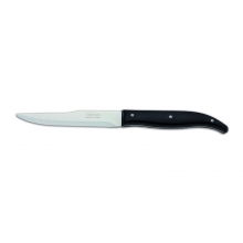 Cuchillo chuletero 110mm mango negro polipropileno (12 unidades) ARCOS