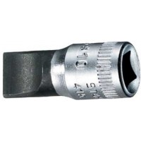 Cabeza de destornillador plana 1/4" 1x5,5mm STAHLWILLE