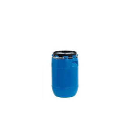 Bidon plastico azul con cierre ballesta 220 litros SUNBOX - Ferretería  Campollano