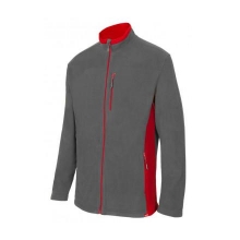 Chaqueta polar 201504-08/12 gris/rojo VELILLA