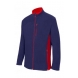 Chaqueta polar 201504-61/12 azul navy/rojo VELILLA