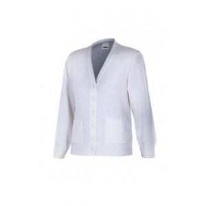 Chaqueta punto fino mujer 103-7 blanco VELILLA