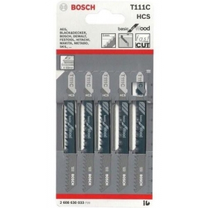 Hoja sierra de calar madera T 111 C (5 uds) BOSCH - Ferretería Campollano