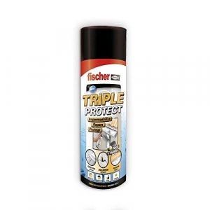 Spray impermeabilizante Triple Protec negro 500ml (6 unidades) FISCHER