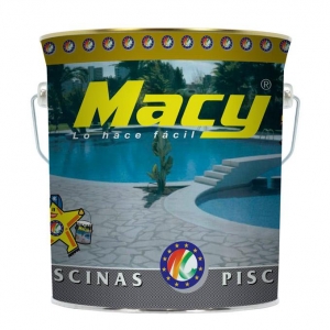 Pintura de piscina al agua azul 4l MACY