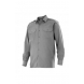 Camisa manga larga 530-8 gris VELILLA