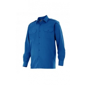 Camisa manga larga 530-9 azulina VELILLA