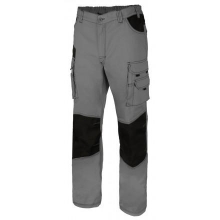 Pantalon bicolor multiboslillos 103011B 8-0 gris negro VELILLA