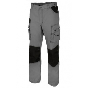 Pantalon bicolor multiboslillos 103011B 8-0 gris negro VELILLA