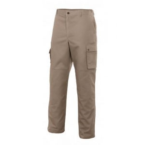 Pantalón multibolsillos refuerzo de tejido NIQUEL-6 beige VELILLA