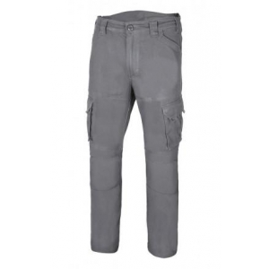 Pantalón algodón stretch 103012S-8 gris VELILLA