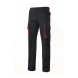 Pantalon multibolsillos con refuerzo 103004-00-12 negro/rojo VELILLA