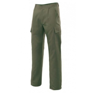 Pantalon multibolsillos 31601-3 verde caza VELILLA