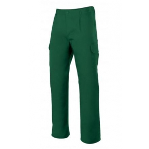 Pantalon multibolsillos 345-4 verde bosque VELILLA