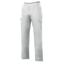 Pantalon multibolsillos acolchado 398-7 blanco VELILLA