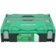 Maletin vacio Tool box negro y verde HITACHI