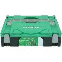 Maletin vacio Tool box negro y verde HITACHI