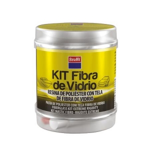 Masilla fibra de vidrio+ tela KIT 250g KRAFFT