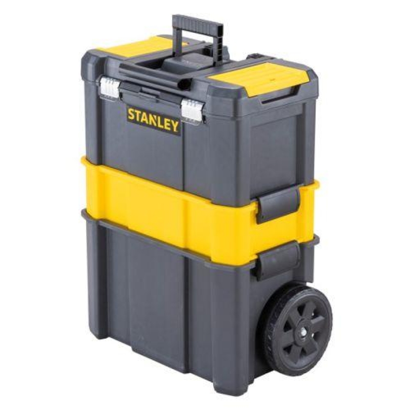 Stanley - Caja de herramientas 3 en 1 con ruedas para carrito de taller  portátil : Herramientas y Mejoras del Hogar 