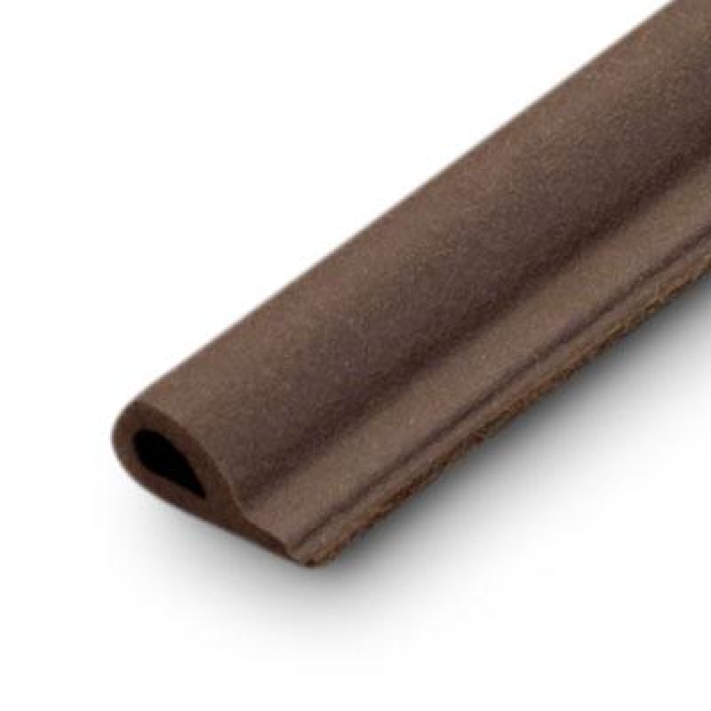 BURLETE ADHESIVO SILICONA 6M MARRON INOFIX