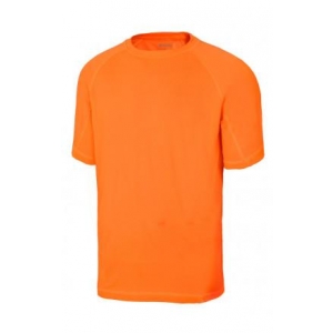 Camiseta tecnica manga corta 105506-19 naranja fluor VELILLA