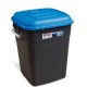 Contenedor residuos eco 50 l negro/azul TAYG