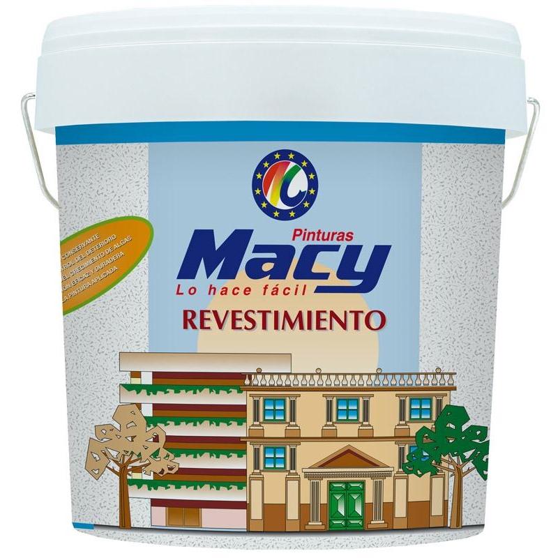 Revestimiento liso blanco 301 antimoho 15 l MACY - Ferretería Campollano