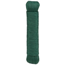 Cuerda trenzada PPM con alma 2,5mm verde oscuro 25m ROMBULL