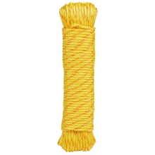 Cordon fantasía PES 4mm amarillo fluor 15m ROMBULL