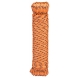 Cordon fantasía PES 4mm naranja fluor 15m ROMBULL