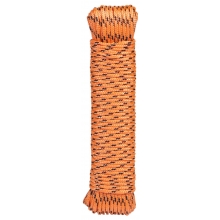 Cordon fantasía PES 4mm naranja fluor 15m ROMBULL