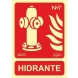 Señal hidrante pvc 300x210x0,7mm NORMALUZ
