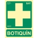 Señal botiquin pvc clase B 224x300x0,7mm NORMALUZ