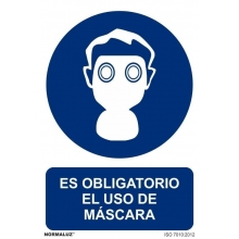 Señal obligacion uso mascara pvc 210x300 NORMALUZ