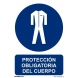 Señal proteccion obligatoria cuerpo PVC 210x300x0,7mm NORMALUZ