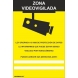 Señal camara de vigilancia pvc 210x300x0,7mm NORMALUZ