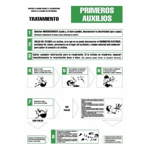 Señal primeros auxilios pvc 400x600x0,3mm NORMALUZ