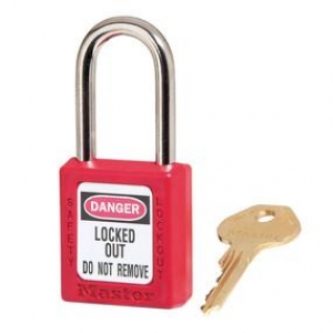 Candado ZENEX 410KA rojo llaves iguales MASTERLOCK