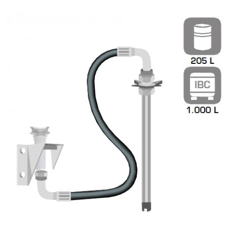 Kit de aspiración para bombas neumáticas PumpMaster KIM-2 SAMOA