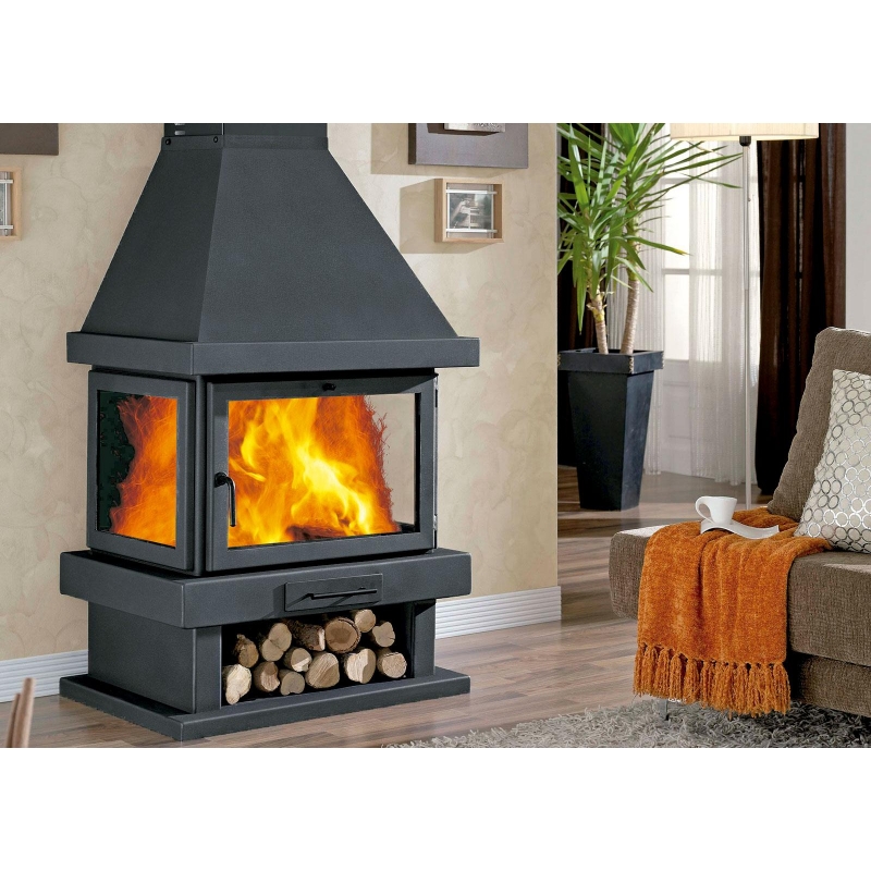 Estufa de leña modelo Copenhague PANADERO - Ferretería Campollano