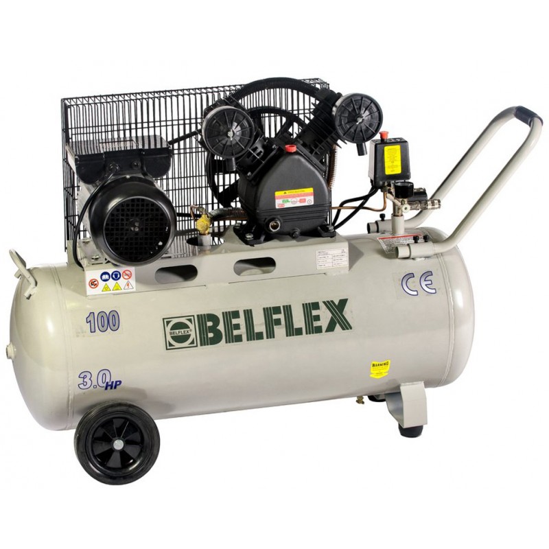 COMPRESOR AIRE HORIZONTAL 3HP 100L