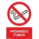 Señal aluminio "Prohibido fumar" 210x300mm NORMALUZ